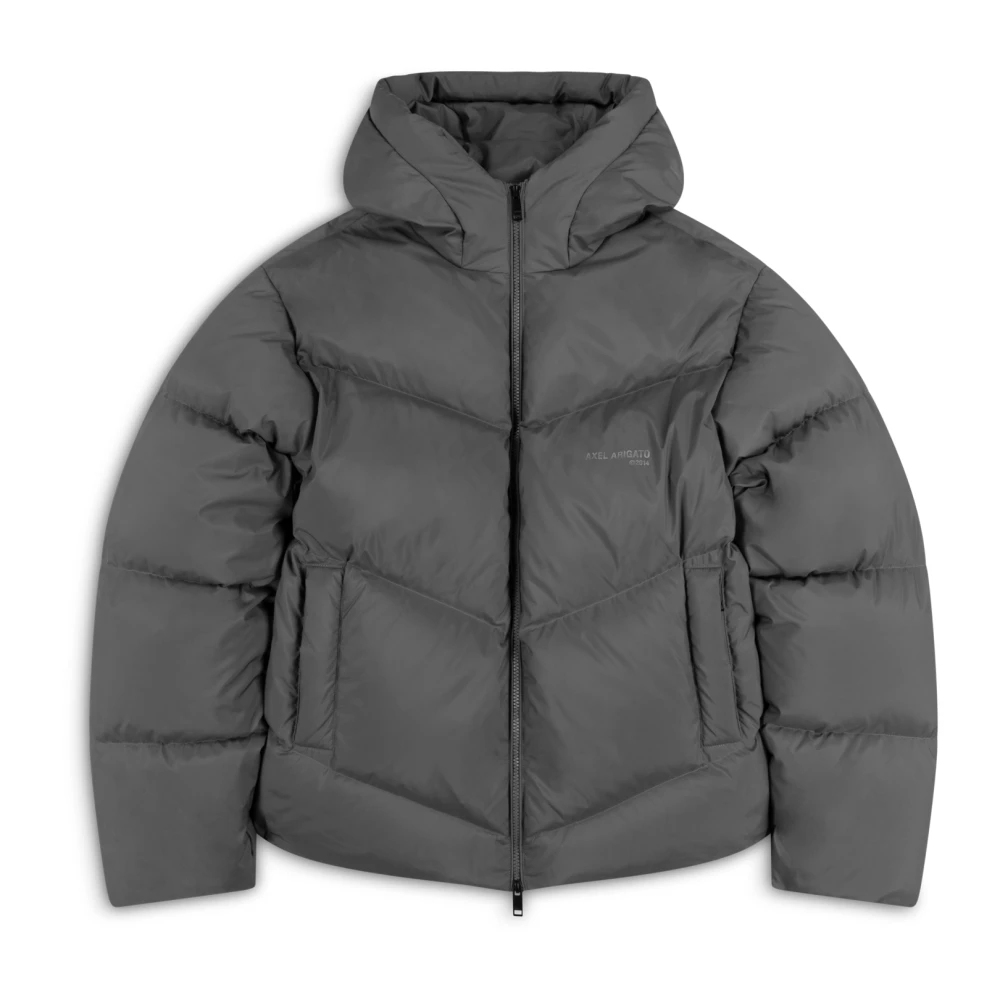 Axel Arigato Grijze Puffer & Donsjas Gray Heren