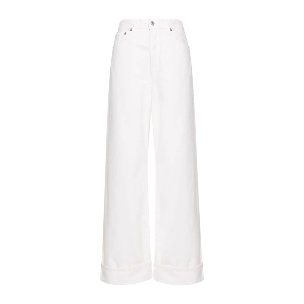 Agolde Frtco Fortune CK Dame Jeans White Dames