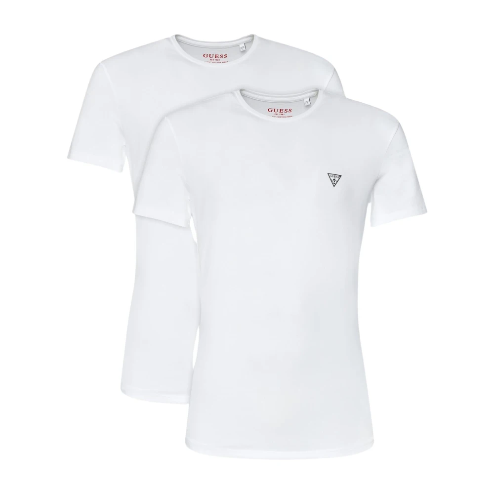 Guess 2-Pack Stretch T-Shirts Witte Basics White Heren