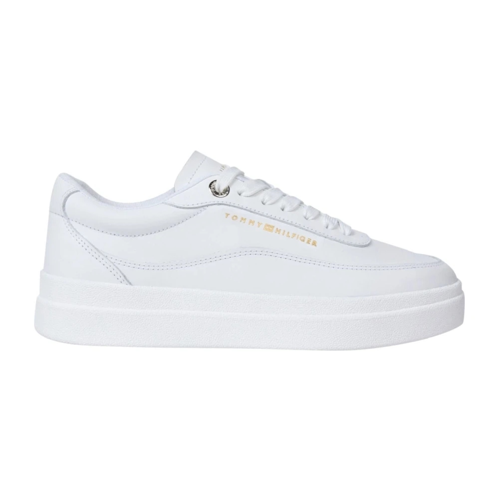 Tommy Hilfiger Women's White Court Sneaker