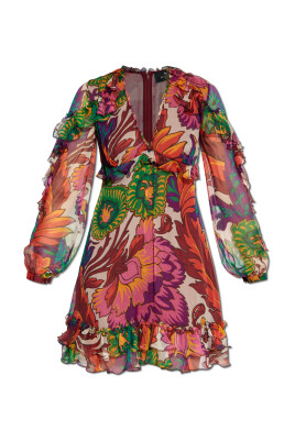 silk-dress-with-ruffles