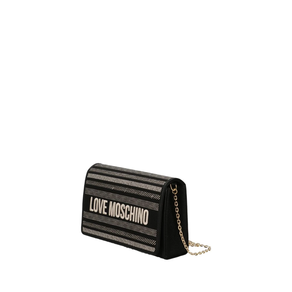 Moschino Zwarte Schoudertas Chic en Verfijnd Black Dames