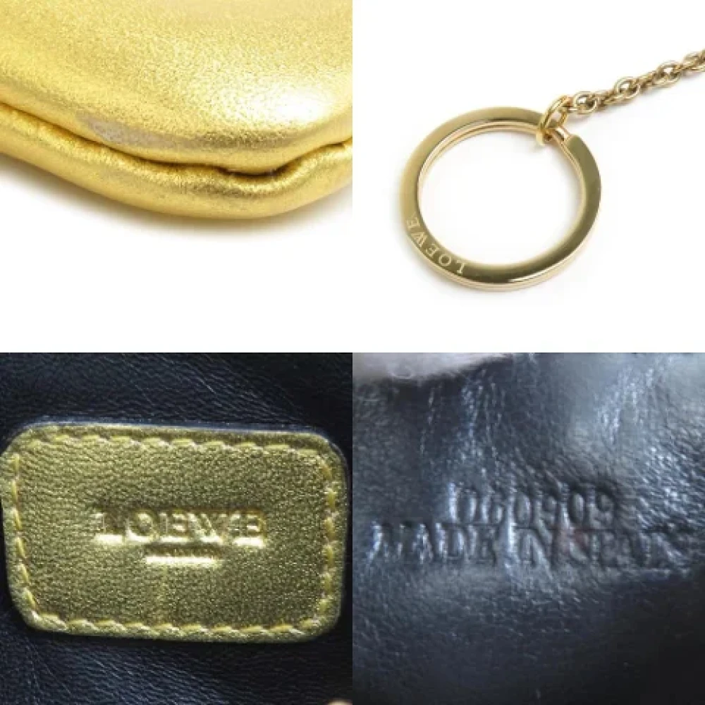 Loewe Pre-owned Metal key-holders Yellow Dames
