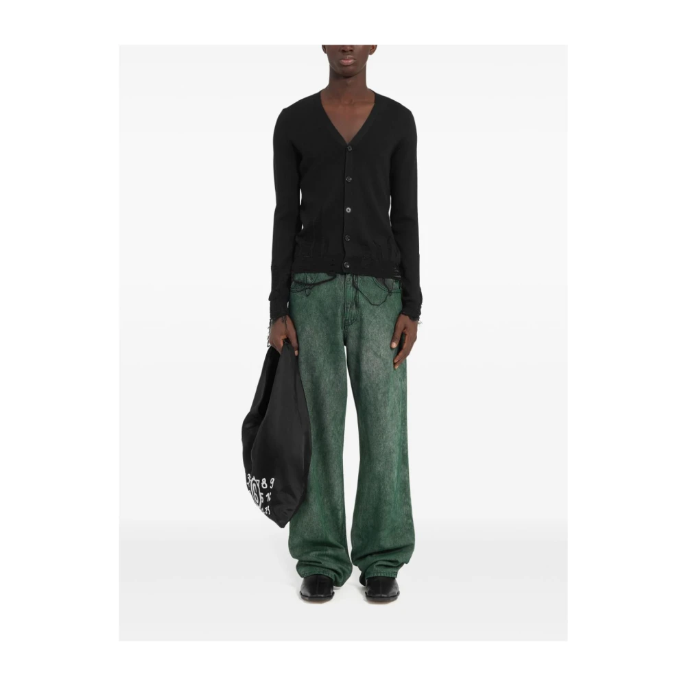 MM6 Maison Margiela Zwarte Sweater Collectie Black Dames