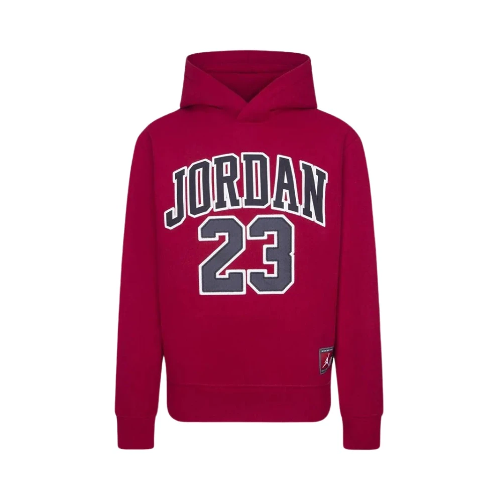 Nike Broderad Hoodie Jordan 23 Red, Pojke