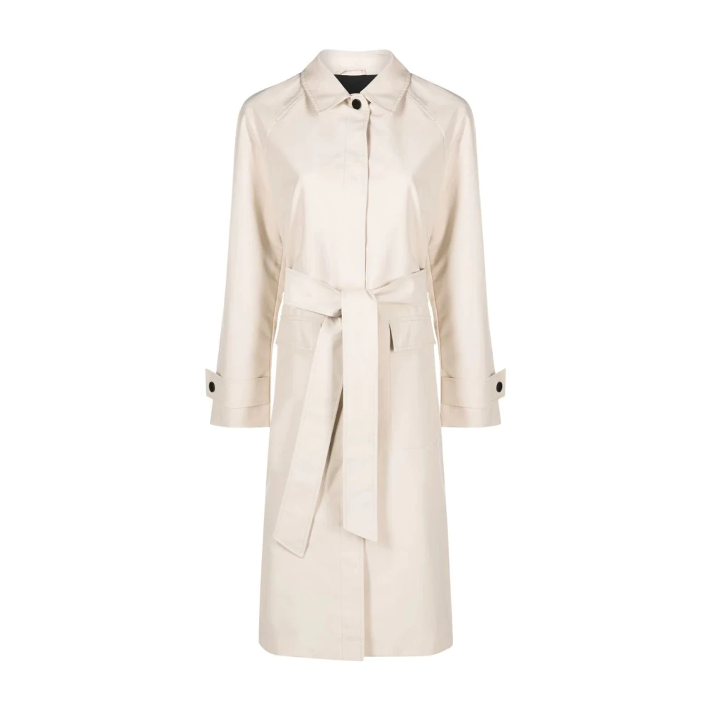 Calvin Klein Women's Beige Trench Coat Raincoat Polyester - Trench Coats - L - Coats