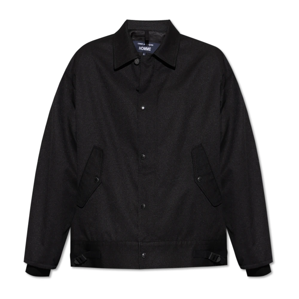 Comme Des Garçons Men's Black Jacket With Pockets - Light Jackets - M - Jackets