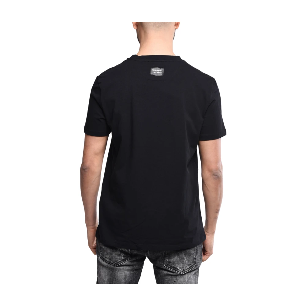 My Brand Zwarte Bandana T-Shirt Black Heren