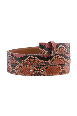 Baby Ceinture Python Terracotta