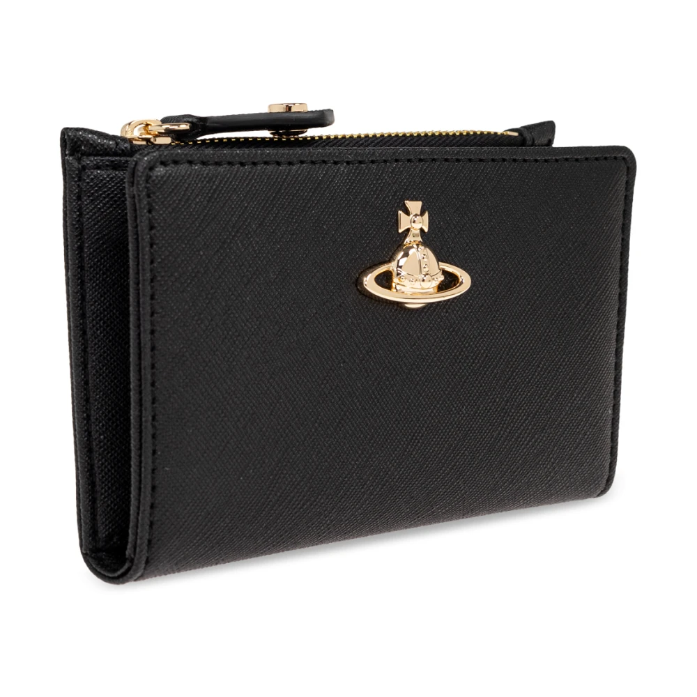 Vivienne Westwood Portemonnee met logo Black Dames