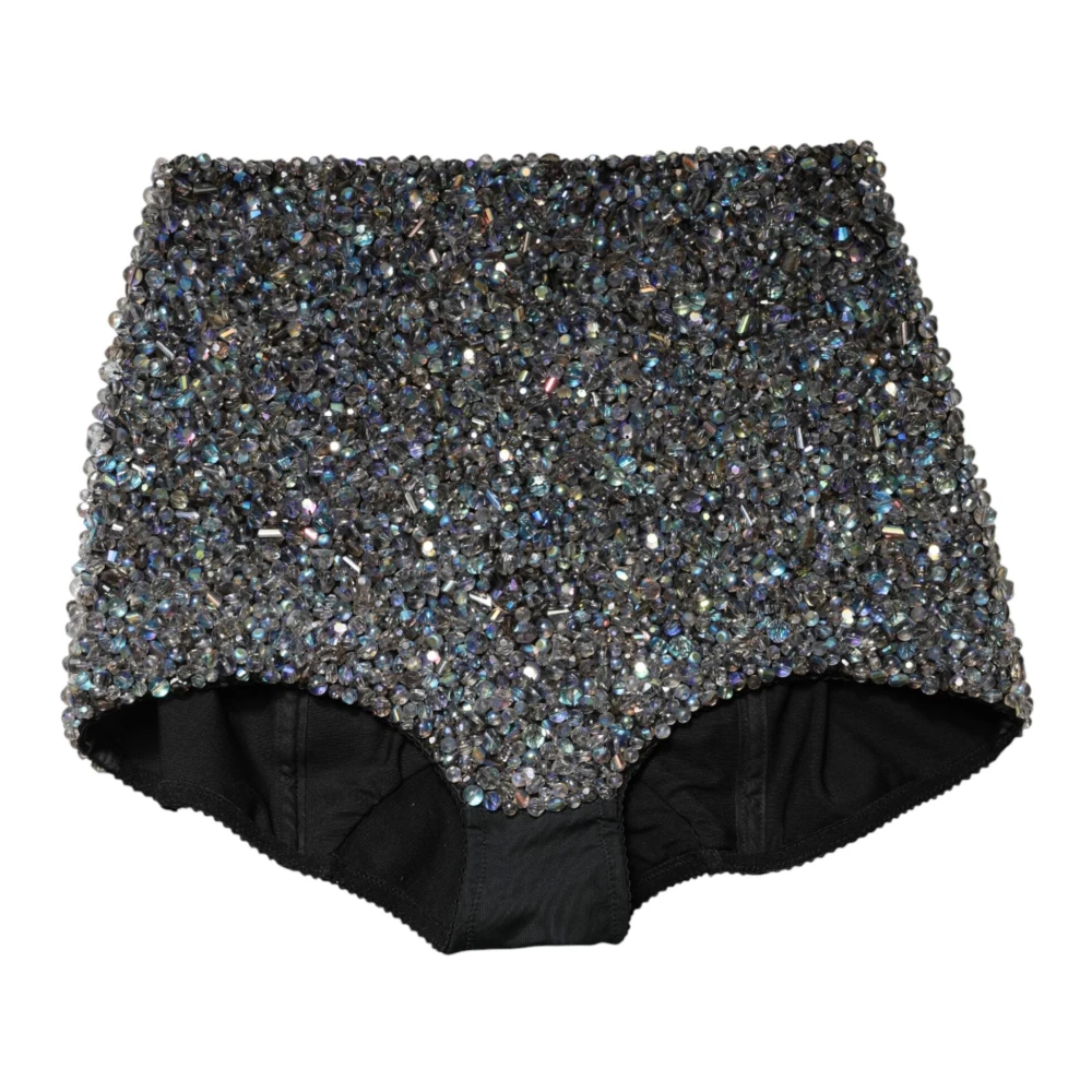 Dolce & Gabbana Women's Multicolor Short Shorts, M, High Waist Hot Trousers