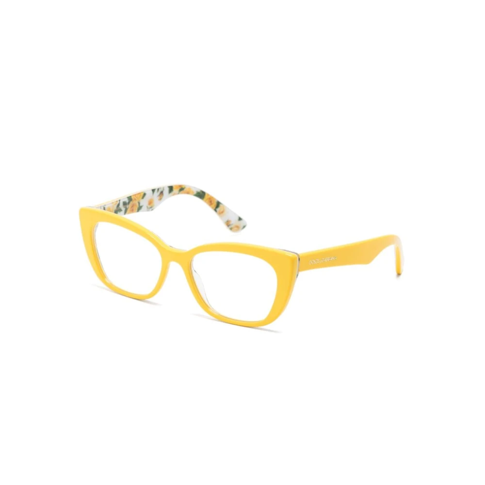 Dolce & Gabbana Dx3357 3443 Optical Frame Yellow Unisex