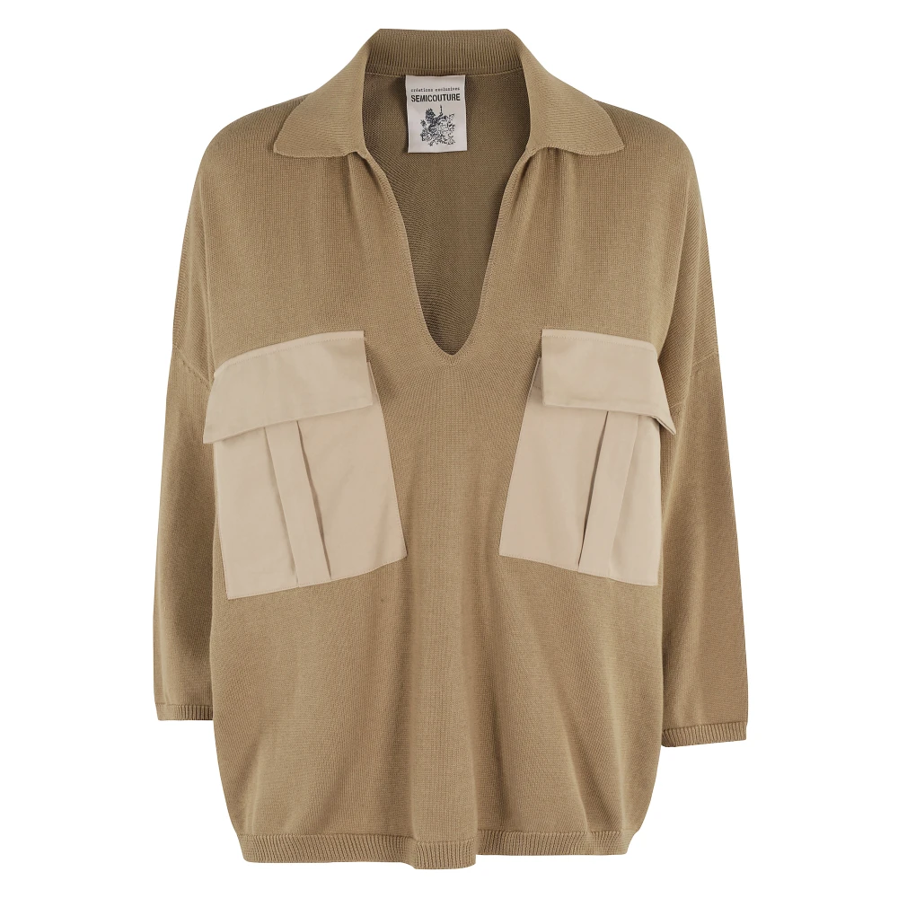 Semicouture Stijlvolle Dacia Modellen Collectie Green Dames
