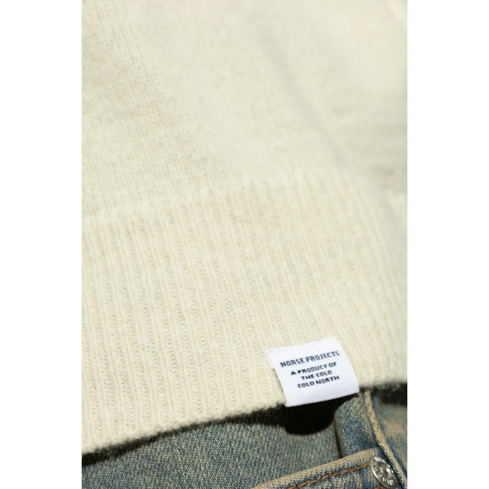 Norse Projects Marco Polo trui Beige Heren