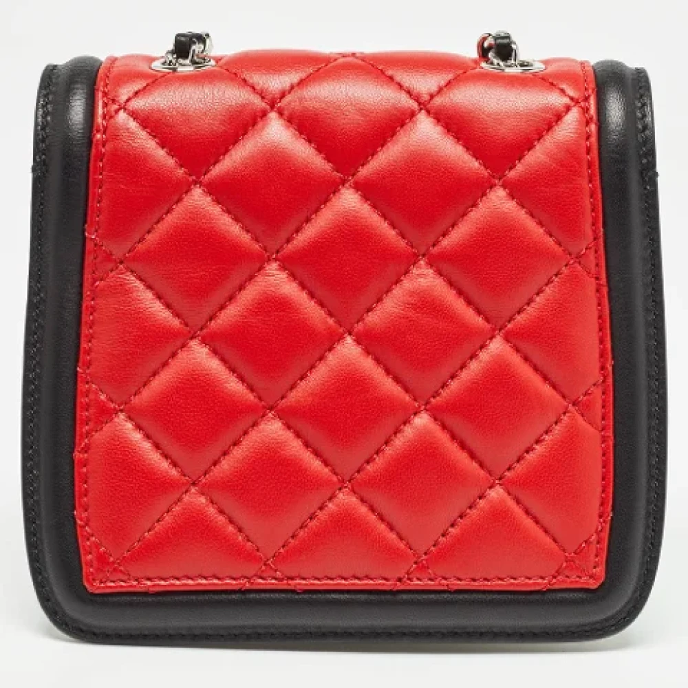 Chanel Vintage Pre-owned Leather chanel-bags Orange Dames