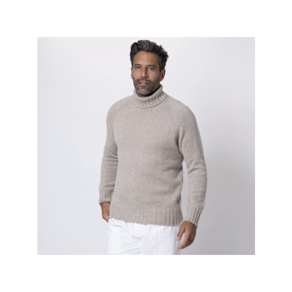 Gran Sasso Beige Eco-Kasjmier Coltrui Gray Heren