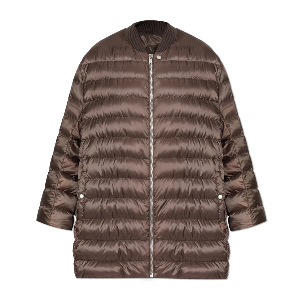Rick Owens Unisex Marrone Flight Parka