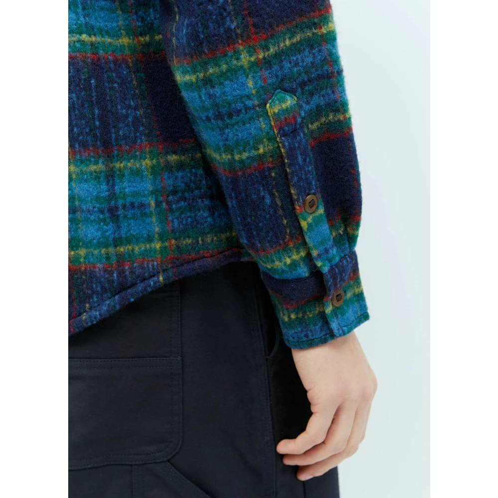 Brain Dead Geruite Flanellen Shacket Multicolor Heren