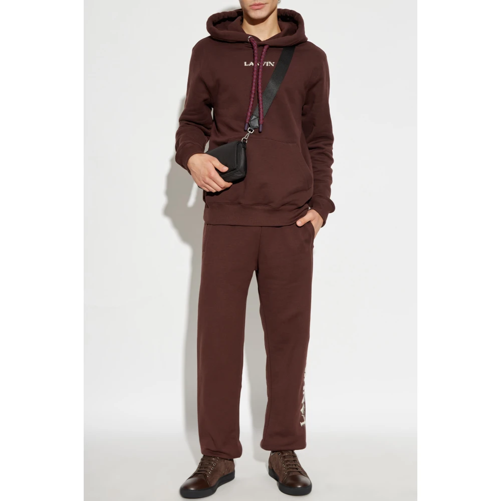 Lanvin Sweatpants Red Heren