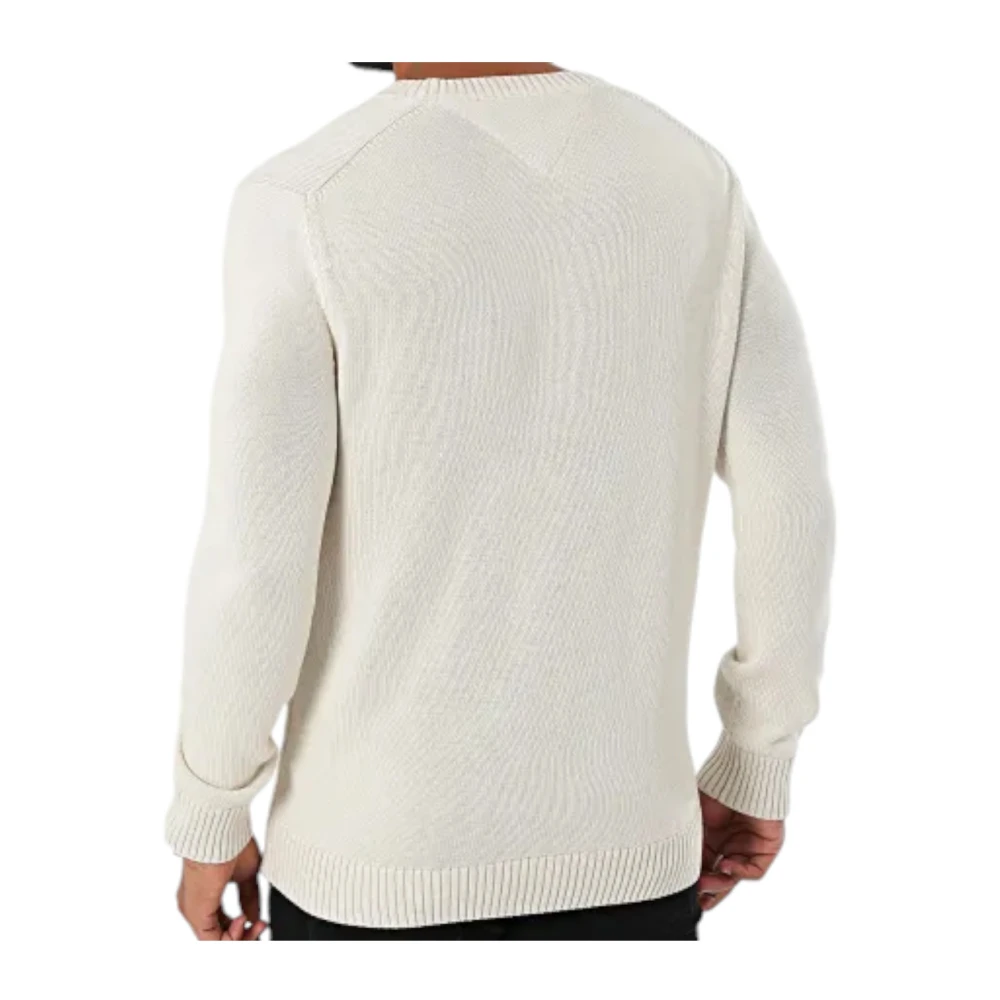 Tommy Jeans Trui met ronde hals White Heren