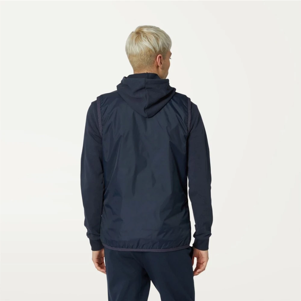 K-way Le Vrai 3 Rouland Warn Gilet Blue Heren