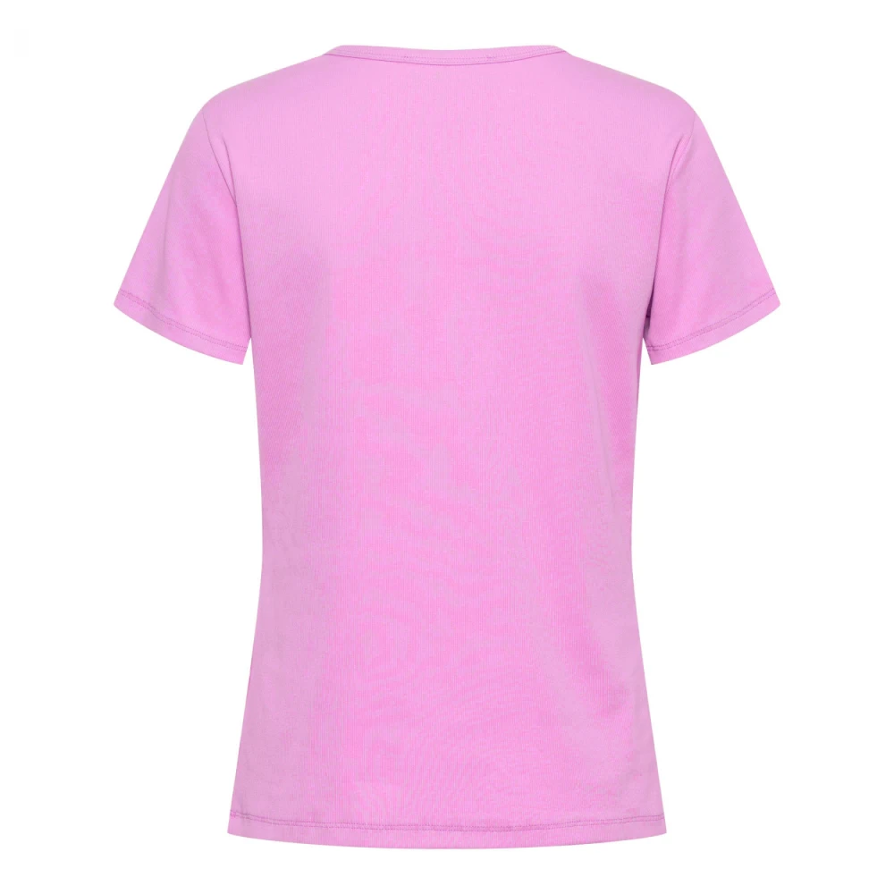 &Co Woman T-shirt met ronde hals Pink Dames