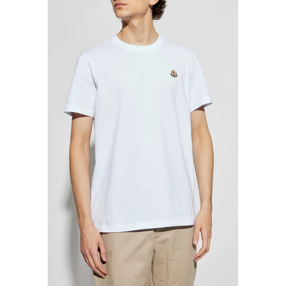 Moncler Driepack van logo T-shirts White Heren