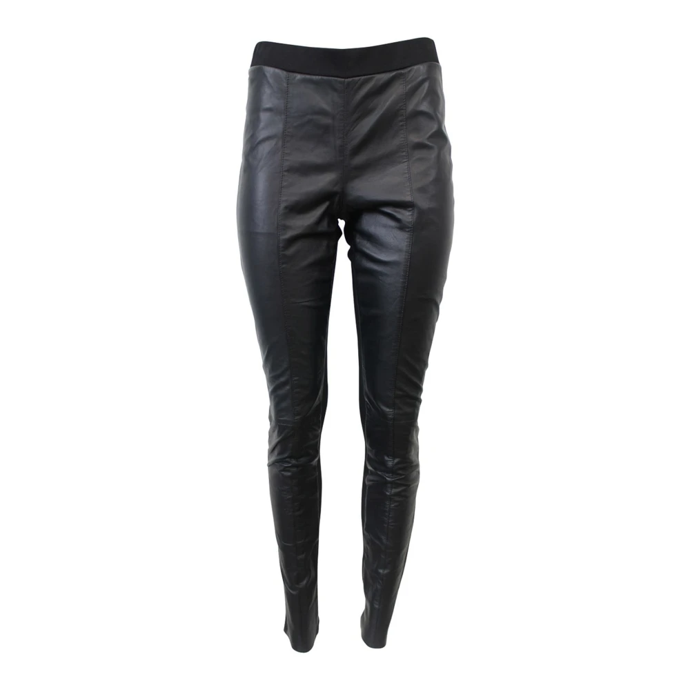 2-Biz Leather Trousers Black Dames