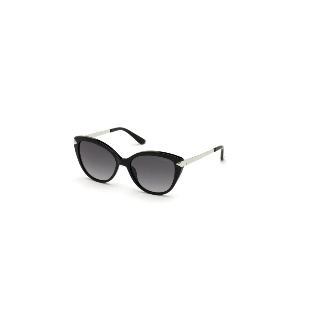 Guess Black Sunglasses, Female, 56 Mm, Gu7658 01C Sunglasses