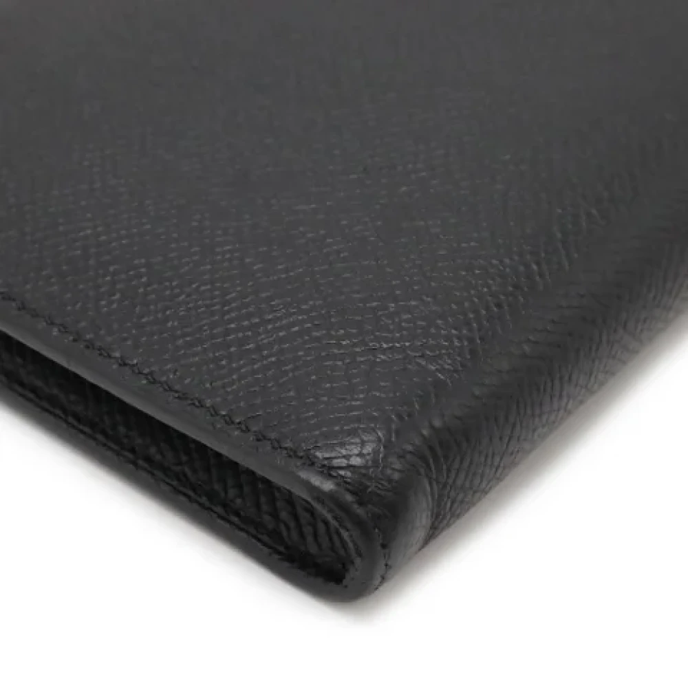 Hermès Vintage Pre-owned Leather wallets Black Dames