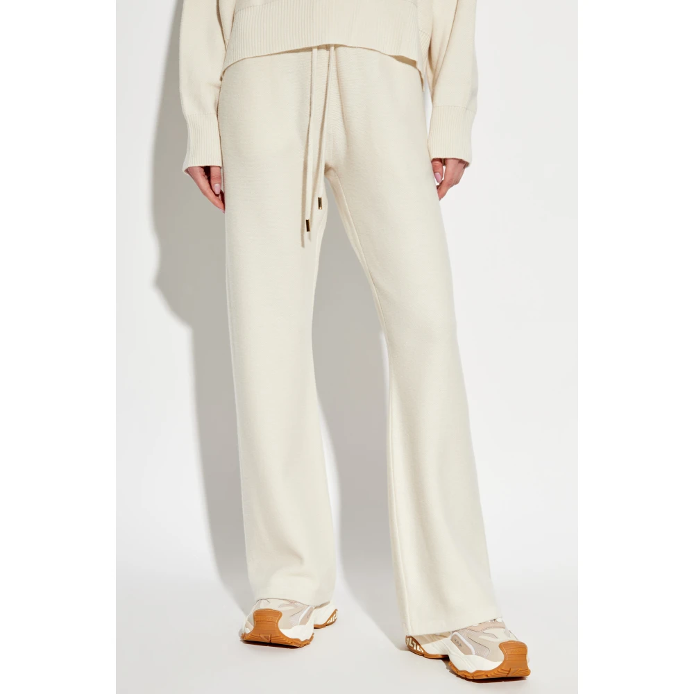 Versace Wollen broek Beige Dames