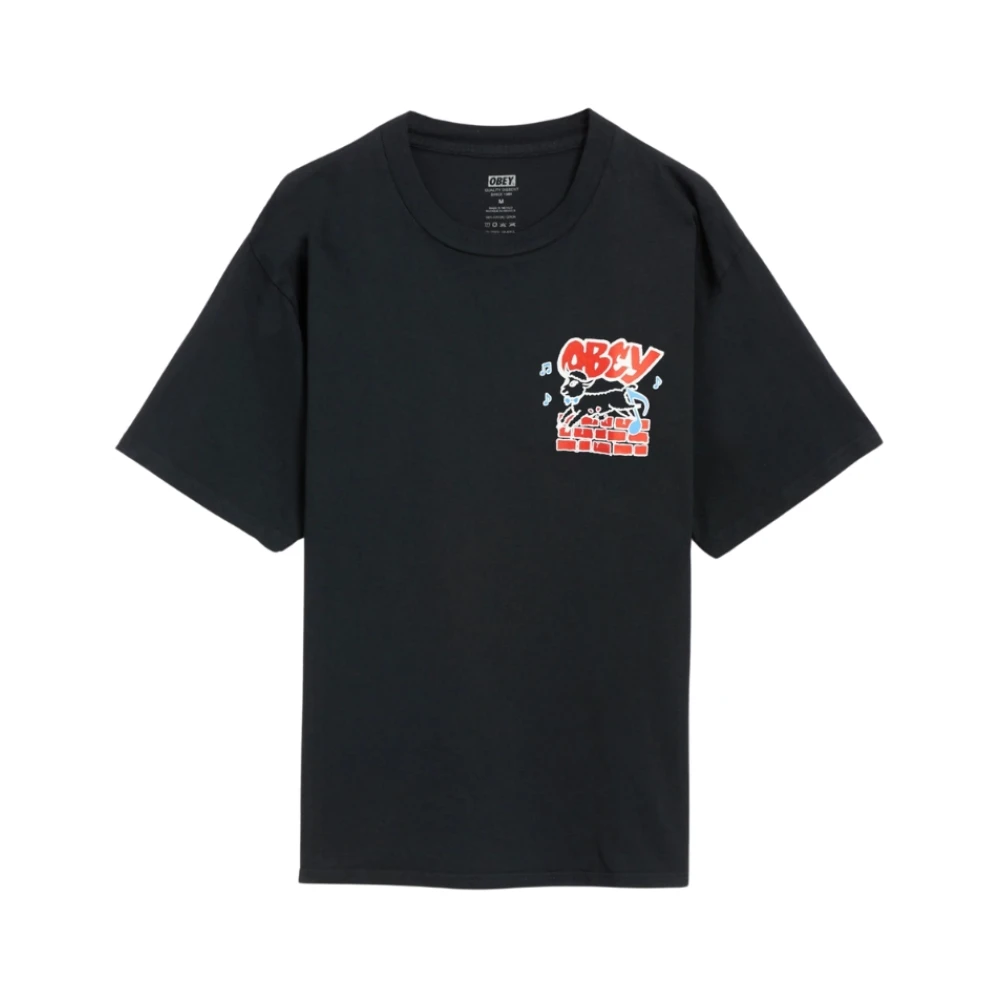 Obey Men's Black T-Shirts, S, Printed Unisex T-Shirt,