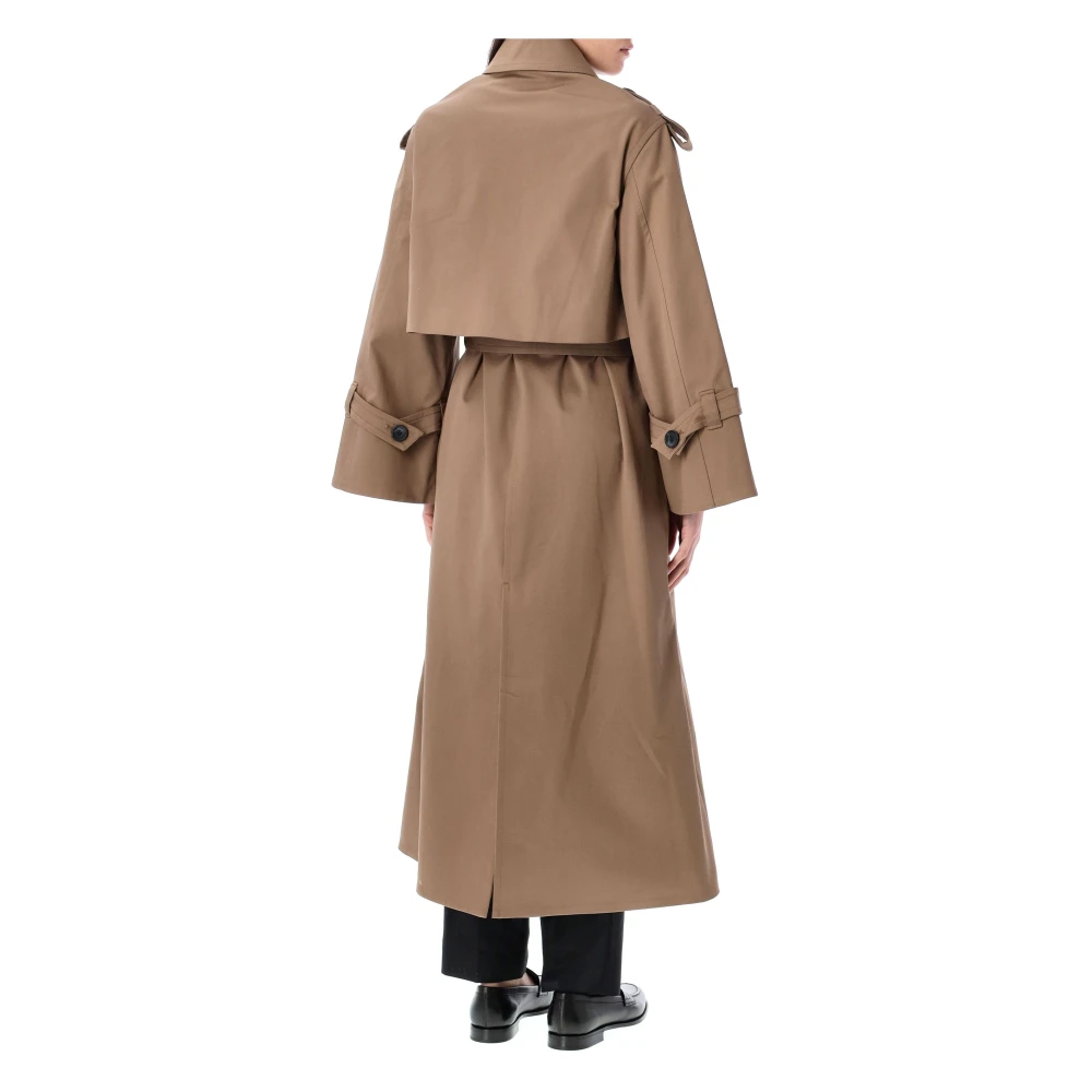 By Malene Birger Beige Fossil Alaya Trench Coat By Herenne Birger Brown Dames