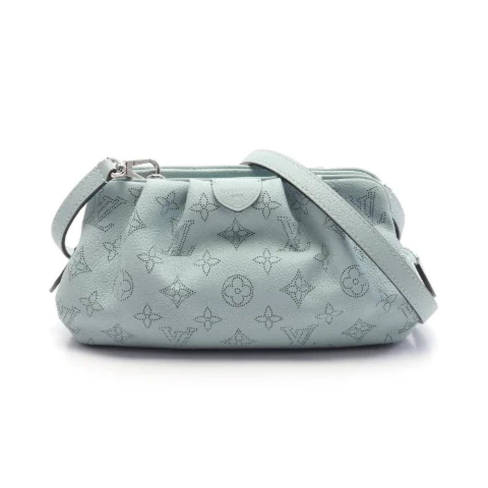 Louis Vuitton Vintage Pre-owned Leather crossbody-bags Blue Dames