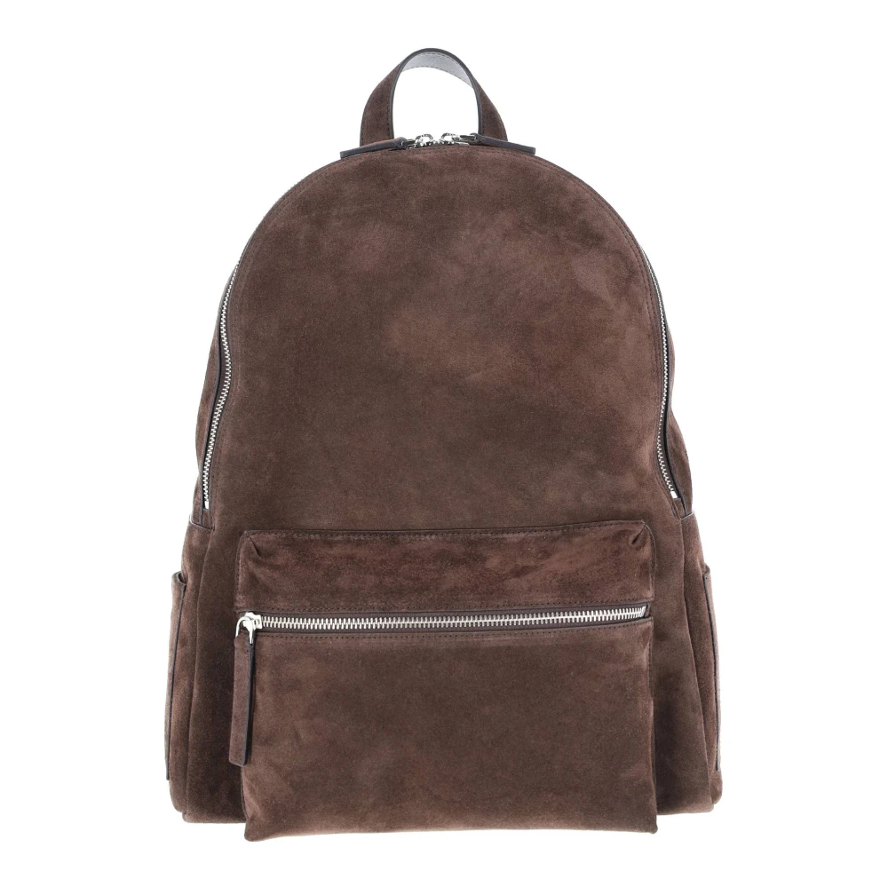 Orciani Men's Brown Backpacks, One Size, Backpack