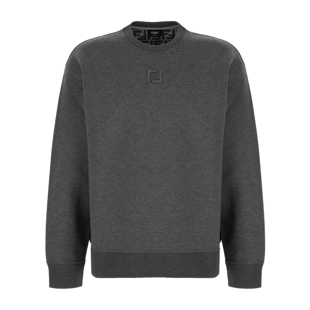 Fendi Stijlvolle Sweatshirts voor een Trendy Look Gray Heren