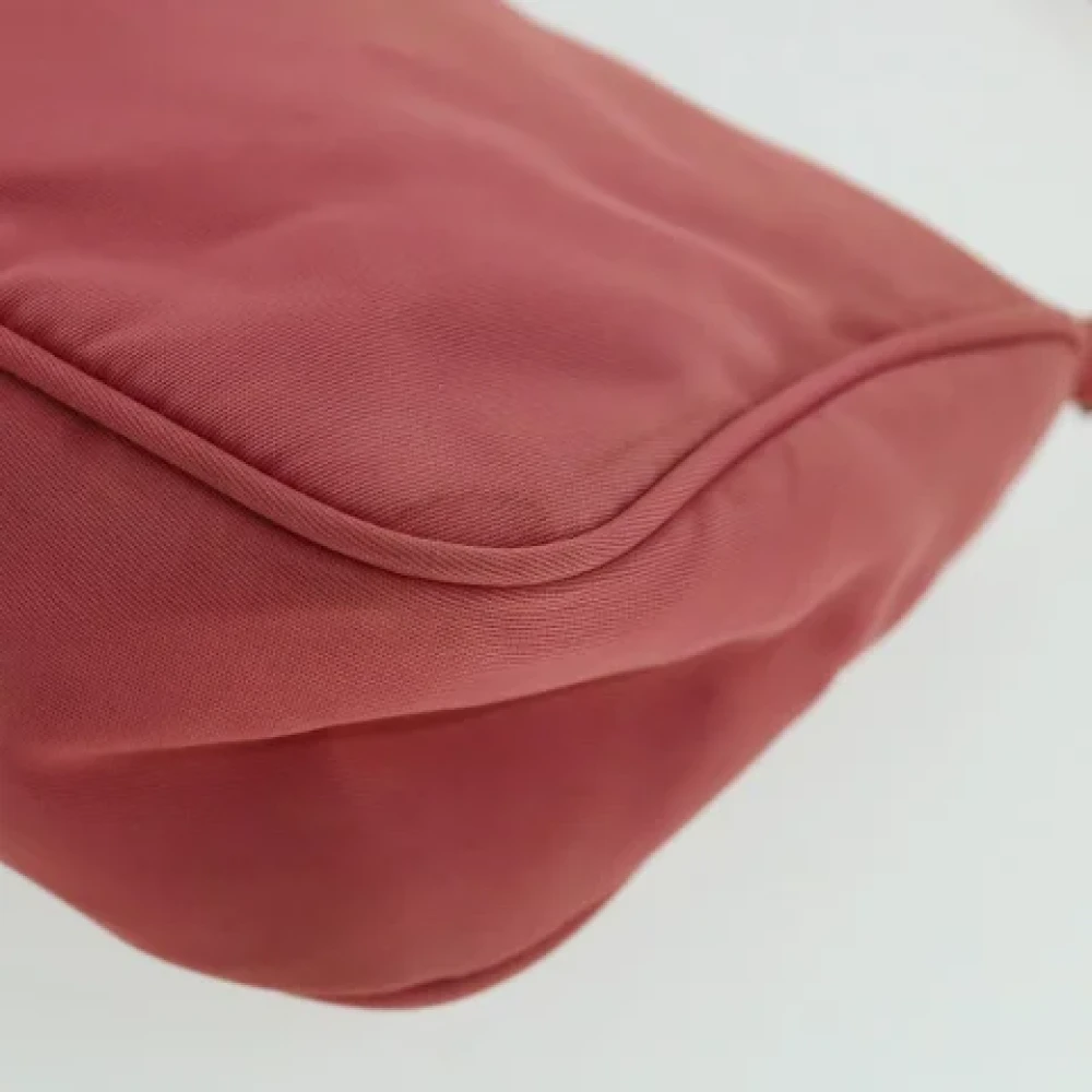 Prada Vintage Pre-owned Nylon pouches Pink Dames