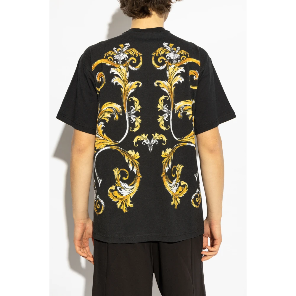Versace Jeans Couture T-shirt met zak Black Heren