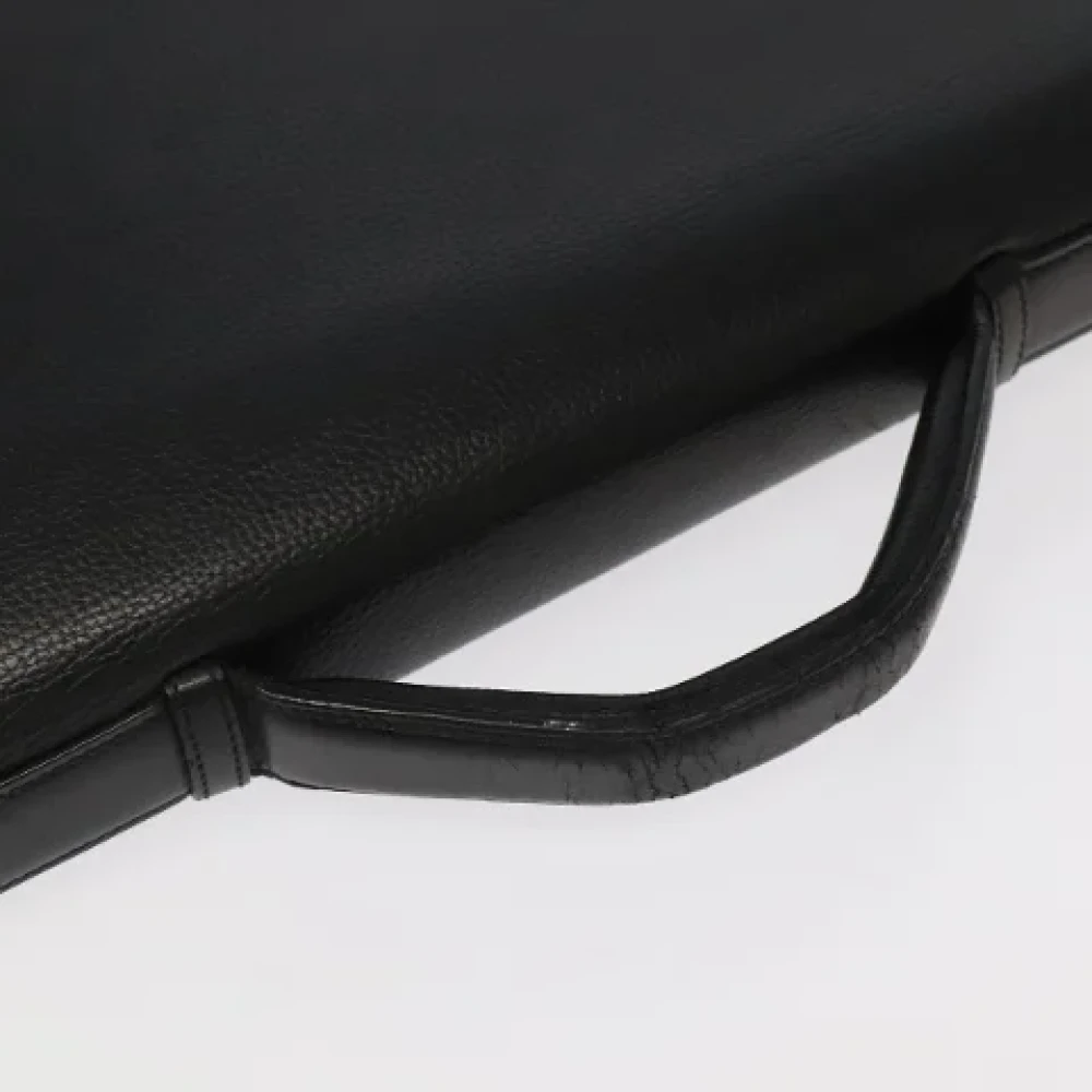 Cartier Vintage Pre-owned Leather handbags Black Dames