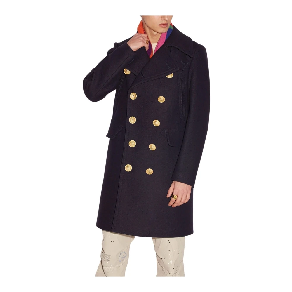 Dsquared2, Uomo, Cappotti, Blu, M, new,