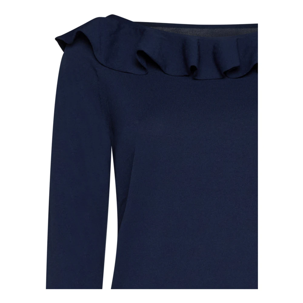 Semicouture Blauwe Layla Sweater Blue Dames