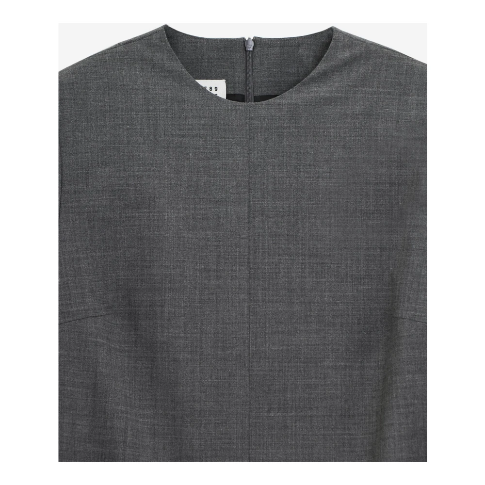 MM6 Maison Margiela Stijlvolle Jurken Collectie Gray Dames