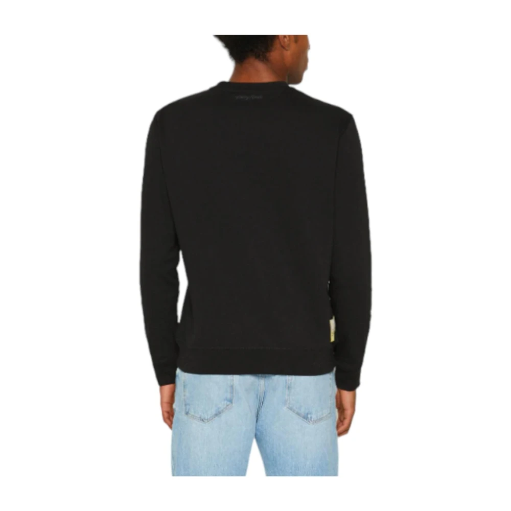 Antony Morato Zwarte Homer Simpson Sweatshirt Black Heren