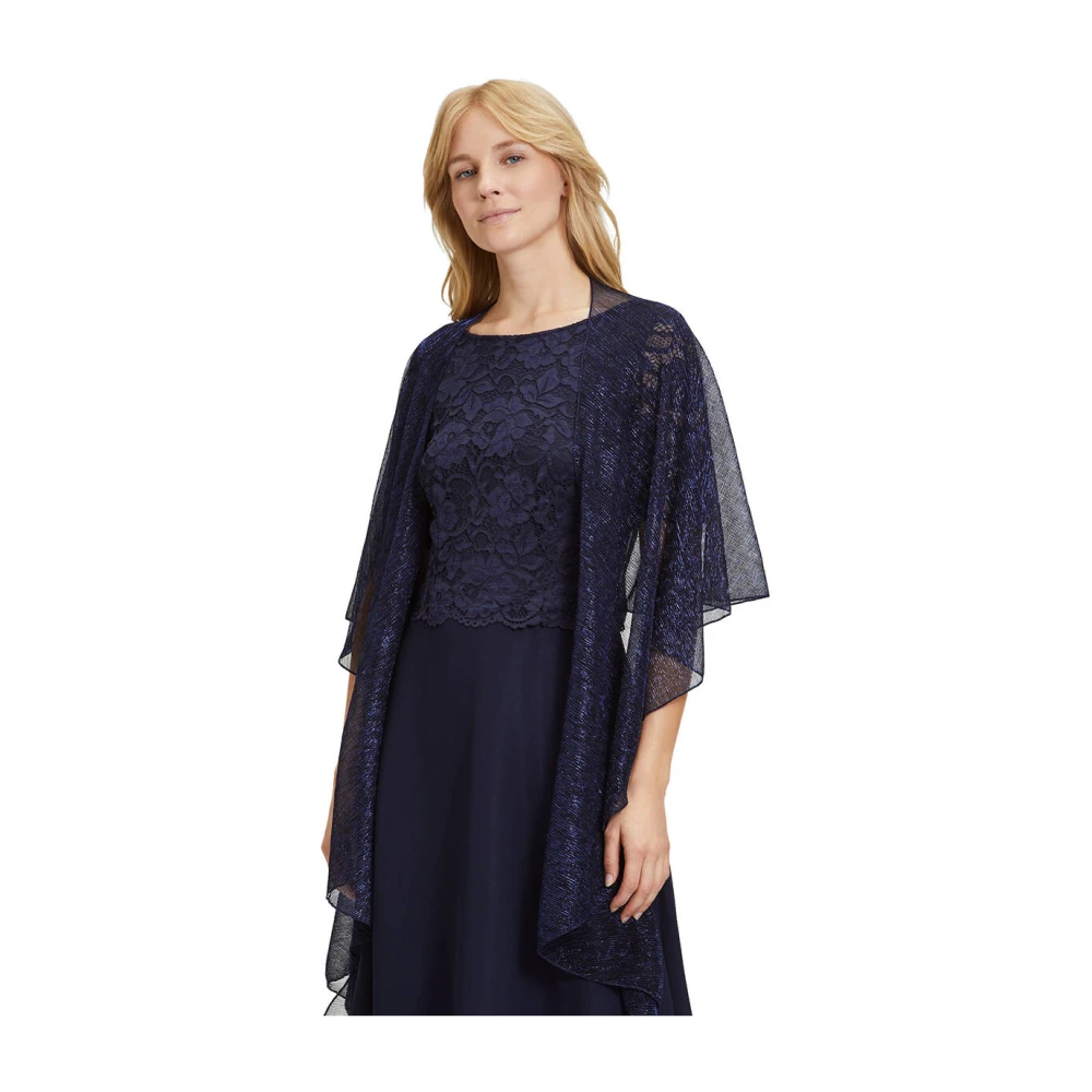 Vera Mont Elegante Sjaal voor Vrouwen Blue Dames