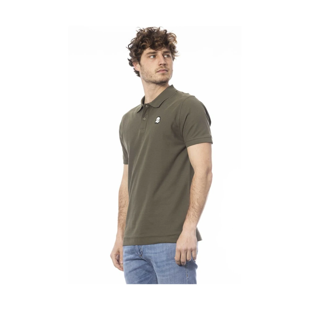 Invicta Groen Katoenen Poloshirt Green Heren