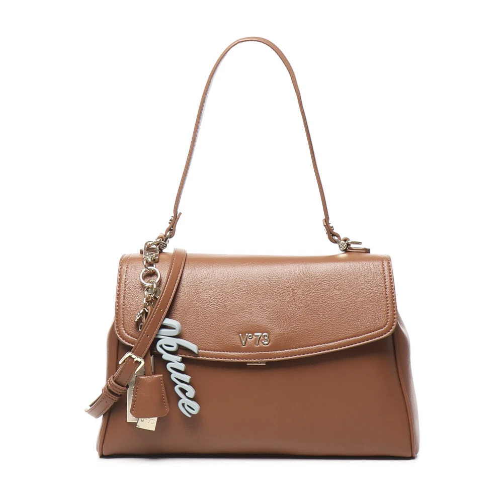V73 Donna Marrone - Borsa A Tracolla Con Chiusura Magnetica - Bags - One Size