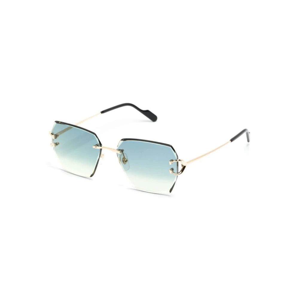 Cartier Women's Yellow Sunglasses, 58 Mm, Ct0466s 003 Sunglasses