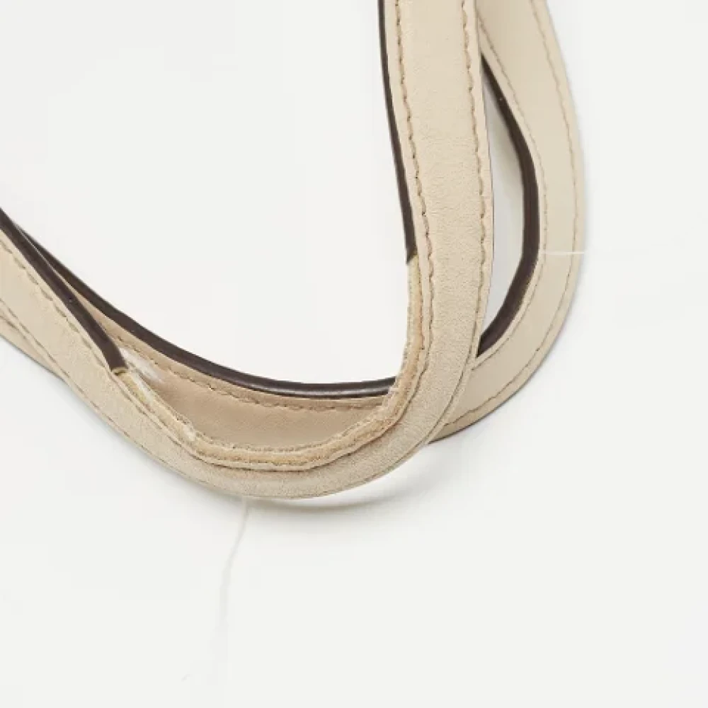 Michael Kors Pre-owned Leather totes Beige Dames