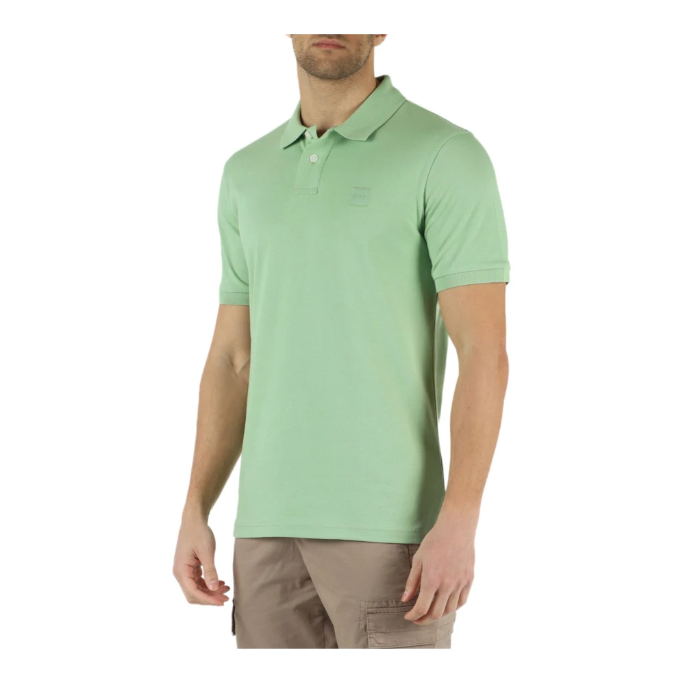 Hugo Boss Polo Korte Mouw Green Heren