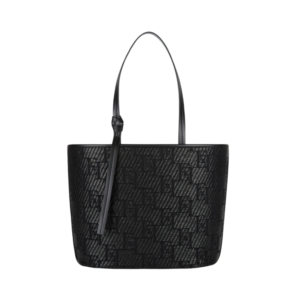 Elisabetta Franchi Stijlvolle Shopper Tas Black Dames